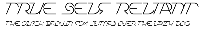 True Self Reliant Preview