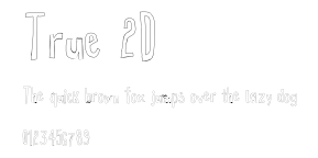 True 2D Preview