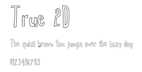 True 2D Preview