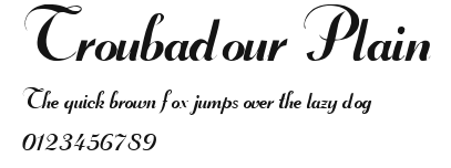 Troubadour Plain Preview