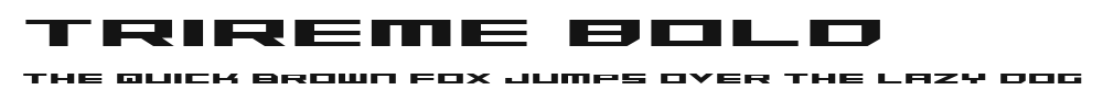Trireme Bold Preview