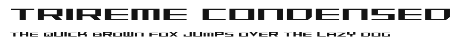 Trireme Condensed Preview