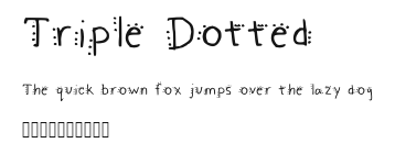 Triple Dotted Preview