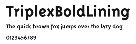 TriplexBoldLining Preview