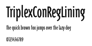 TriplexConRegLining Preview