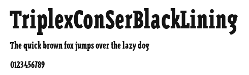 TriplexConSerBlackLining Preview