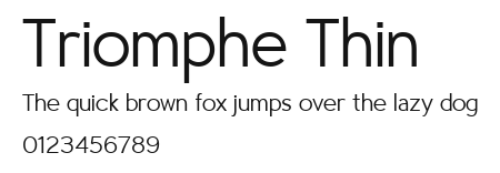 Triomphe Thin Preview