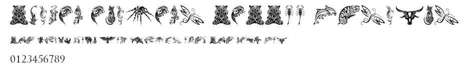 Tribal Animals Tattoo Designs Preview