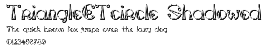 TriangleETcircle Shadowed Preview