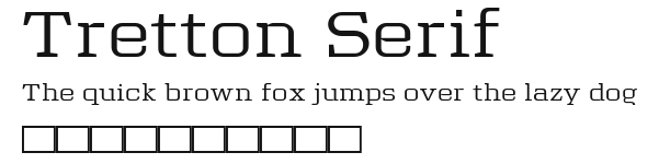 Tretton Serif Preview