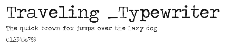 Traveling _Typewriter Preview
