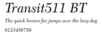 Transit511 BT Preview