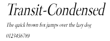 Transit-Condensed Preview