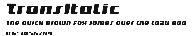 TransItalic Preview