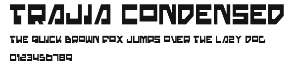 Trajia Condensed Preview