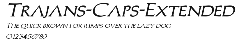 Trajans-Caps-Extended Preview