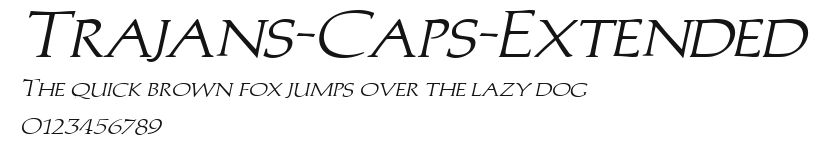 Trajans-Caps-Extended Preview