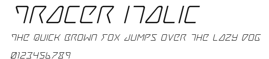 Tracer Italic Preview