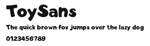 ToySans Preview