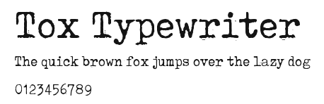 Tox Typewriter Preview