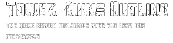Tower Ruins Outline Preview