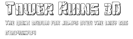 Tower Ruins 3D Preview