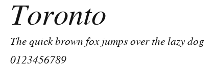 Toronto Preview