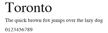 Toronto Preview