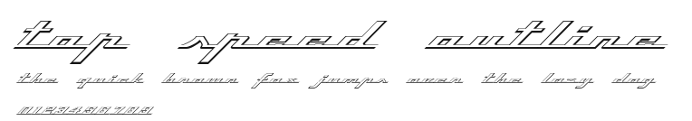 Top Speed Outline Preview