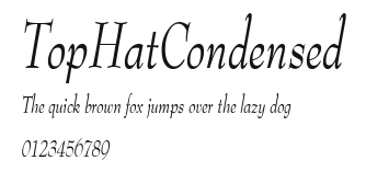 TopHatCondensed Preview