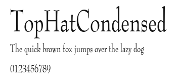 TopHatCondensed Preview