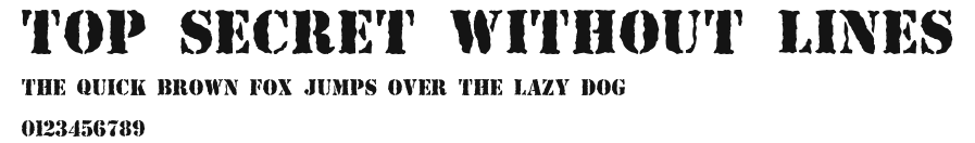 Top Secret Without Lines Preview