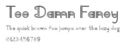 Too Damn Fancy Preview