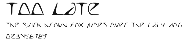 Too Late Preview