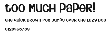 Too Much Paper! Preview