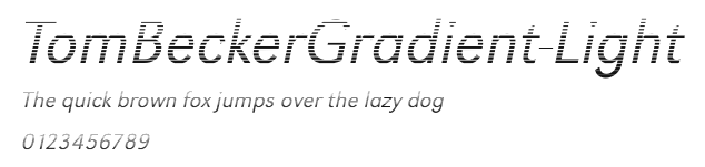 TomBeckerGradient-Light Preview