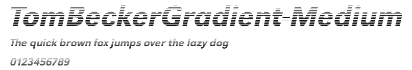 TomBeckerGradient-Medium Preview