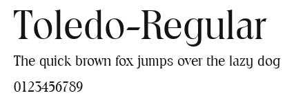 Toledo-Regular Preview