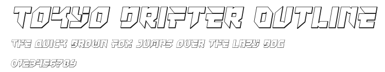 Tokyo Drifter Outline Preview