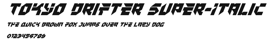 Tokyo Drifter Super-Italic Preview