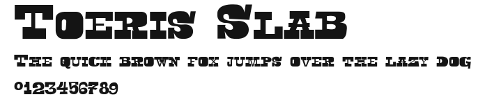 Toeris Slab Preview