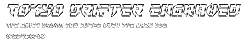 Tokyo Drifter Engraved Preview