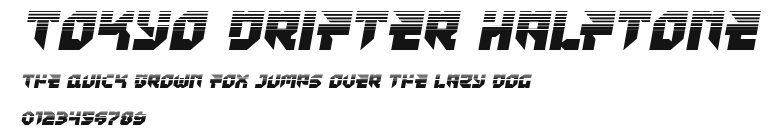 Tokyo Drifter Halftone Preview