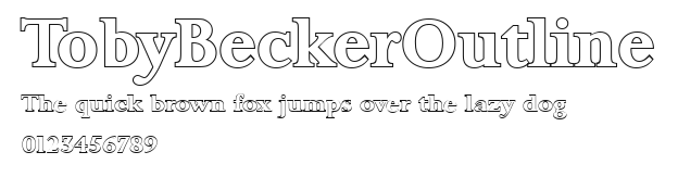 TobyBeckerOutline Preview