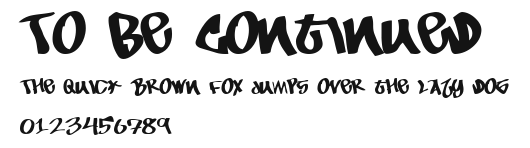 To Be Continued Preview