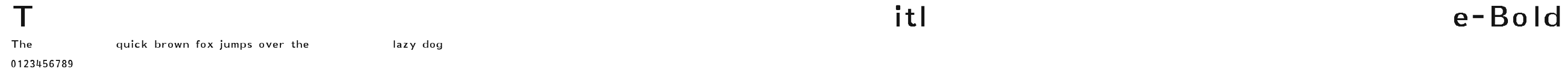 Title-Bold Preview