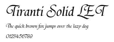 Tiranti Solid LET Preview