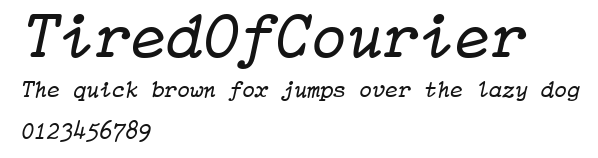 TiredOfCourier Preview