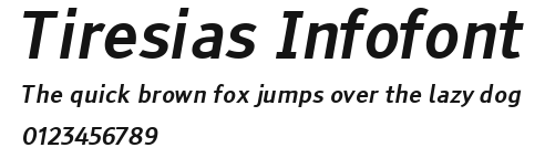 Tiresias Infofont Preview