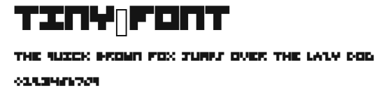 Tiny_Font Preview